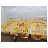Native American style potato sacks