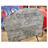 Amazing Grace Stone with holder 8 x10.5