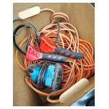 Extension cords, sander