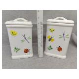 Ceramic sugar and flour holders?
