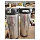 Two 5 gallon ball lock kegs