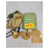 Vintage WWI gas mask getting kind of brittle
