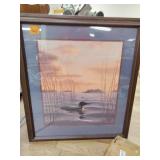 Ducks unlimited print 30x26b with COA