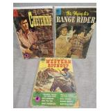 Three western comic books