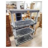 Plastic shelving 55x35x18