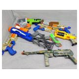 Toy guns half are probably Nerf