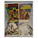 Four Western comic books