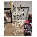Fold up corner shelf 55x21