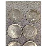 15 Kennedy half dollars 1980 and 81