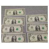 7 consecutive 2003 dollar bills