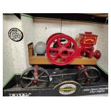 John Deere water blue boy engine display