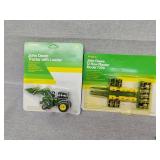 John Deere tractor and loader