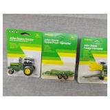 John Deere tractor, spreader and chopper