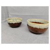 Two stoneware bowls