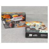 Nerf gun I believe is sealed other is open