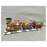 Christmas train candle holder