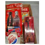 Coca cola and pepsi items