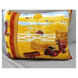 Farmall pedal tractor handmade pillow