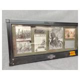 Harley-Davidson memorabilia wall hanger