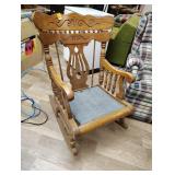 Large rocking chair no cushion