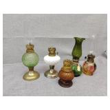 Small kerosene  lamps two do not have chimneys