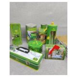John Deere tin items