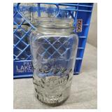 13 kerr glass canning jars marked 1915 on bottom