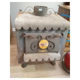 Old cast stove very heavy
