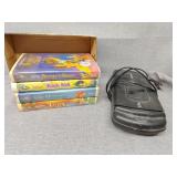 Kid VHS tapes and rewinder