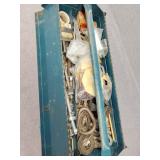 Toolbox with contents 6.5 x 17.5x 7