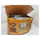 Record, cd, cassette radio player