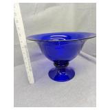 Large blue dish
