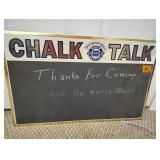 Chevrolet dealer chalk sign 18x27 no ship