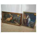 Two religious prints no ship