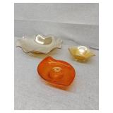 Three pieces glass