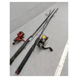 Two fishing poles