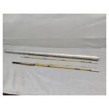 Fishing stick with metal carrier