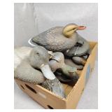 7 floating duck decoys