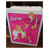Barbie doll trunk with clothes