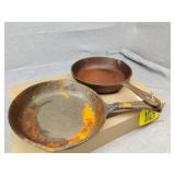 2 cast pans One is Wagner one is no name