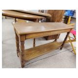 Wood table 26x46x 14