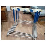 Four adjustable height Albert Lea hurdles