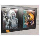 Native American holographic prints