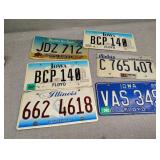 License plates singles
