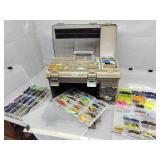 Tackle box completely full lots of new items