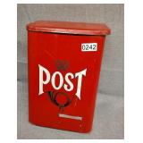 Metal swedish mailbox