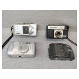 Four older cameras