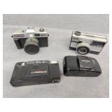 Four older cameras