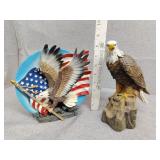 Bald eagle displays