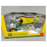 John Deere delivery car with gas pump display